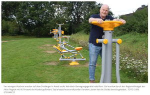 Dorfanger wird zum Outdoor-Fitnessstudio